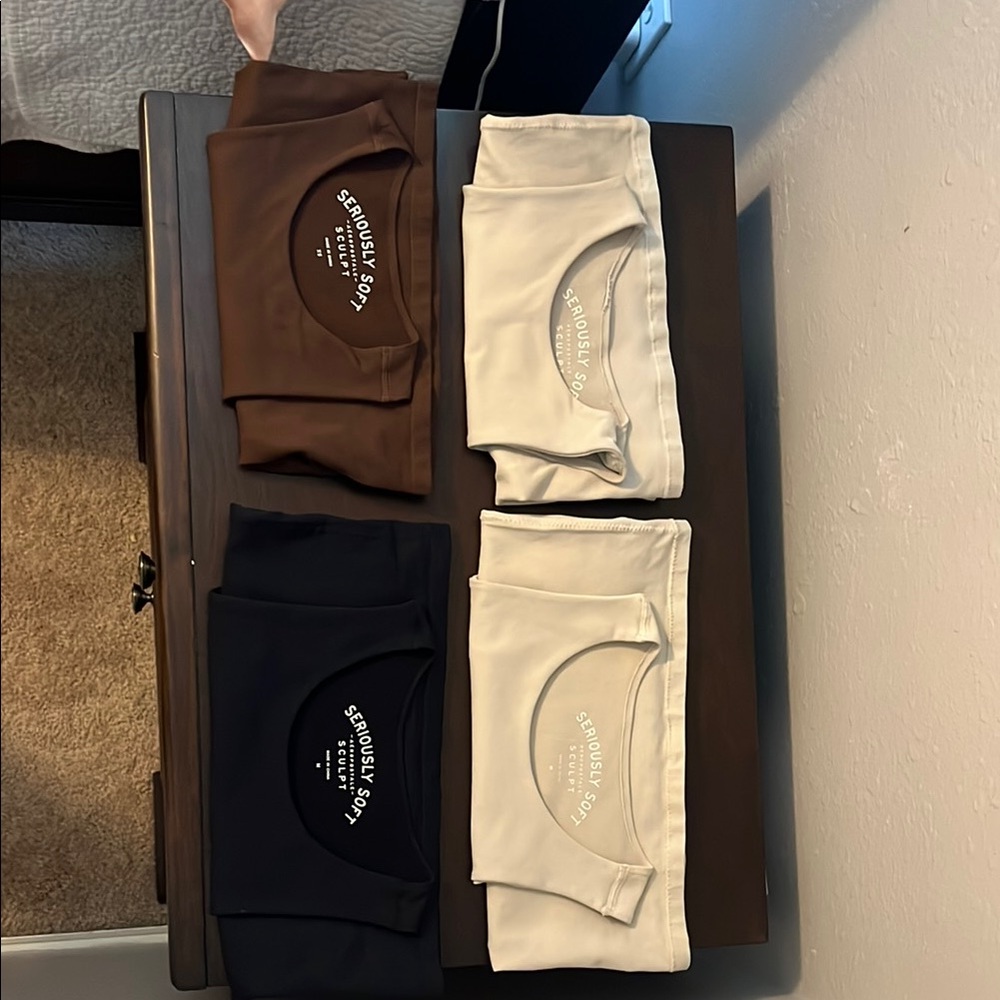 Aeropostale Brown and Cream Tank Top